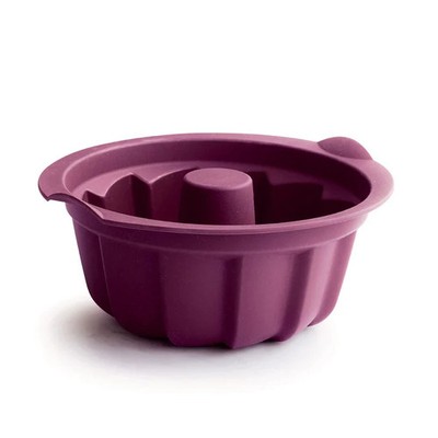 Tupperware Silicone Bundt Baking Form Purple NEW