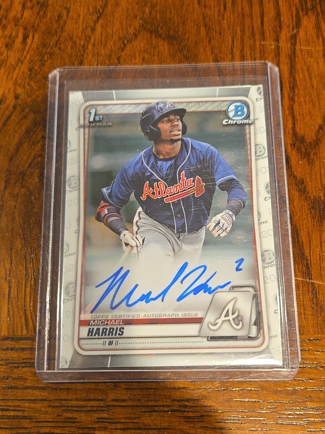 2020 bowman chrome auto Michael Harris