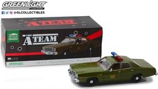 The A Team 1977 Plymouth Fury US Army Police Artisan 1:18 Scale Greenlight 19053