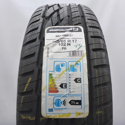 225/65 R17 1x GENERAL Grabber Gt 102H Pneus Été 2019 Neuf - Photo 1/4