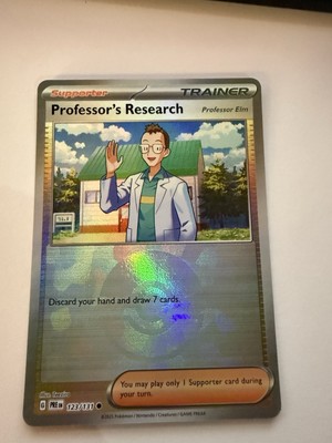 Professor's Research [Professor Elm] (Poke Ball Pattern) 123/131 Prismatic...