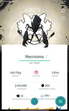 Necrozma BG Pok mon Go  30 Days Friendship Trade