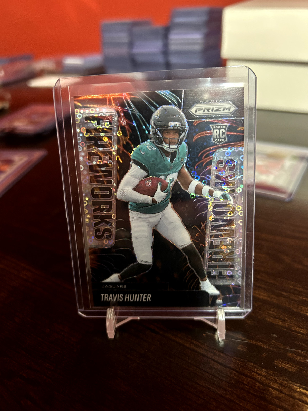 2025 Prizm No Huddle Travis Hunter Fireworks Disco Rookie – Jacksonville Jaguars