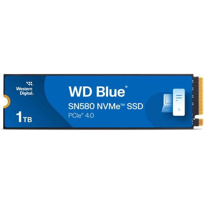 WD Blue SN580 WDS100T3B0E 1TB Solid State Drive M.2 2280 Internal PCI E 4.0 SSD