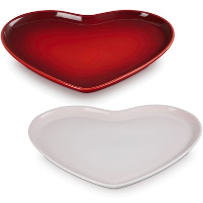 LeCreuset Servierplatte in Herzform aus Steinzeug 32cm | Auswahl