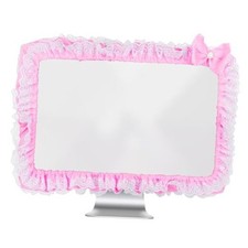 23"-27" Lovely Cute Computer Monitor Cover with Lovely Cute Elastic Pen Pocket