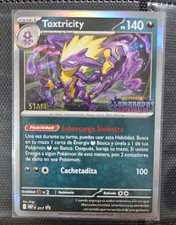 1x Toxtricity [Staff] - MEPLA017 - MEP Black Star Promos NM-Mint. Spanish CARD