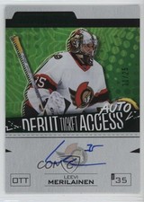 2024-25 Upper Deck Credentials Green 11/25 Leevi Merilainen #DTAA-LM Auto 0ma5