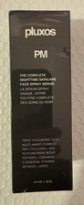 Pluxos PM COMPLETE NIGHTTIME SKINCARE Routine Face Spray Serum New Sealed