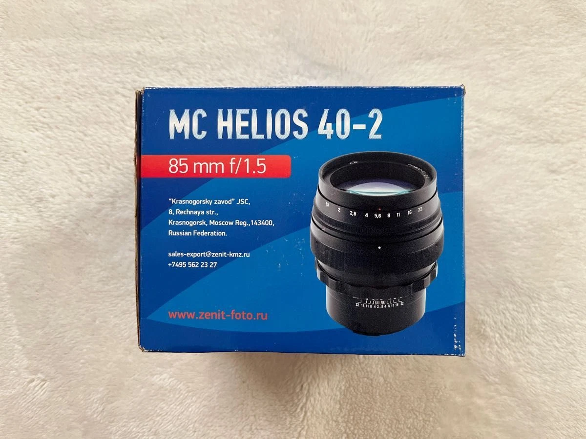 Zenit MC HELIOS-40-2 85mm F1.5 for Helios Canon EF Mount M4/3 f1.5/85mm Black
