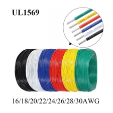 UL1569 Electronic Wire 30-16AWG PVC Insulated Tinned Copper Environmental Cable