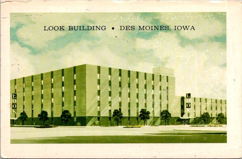 Vintage Postcard Look Magazine Subscription Building Des Moines Iowa IA     2728-image