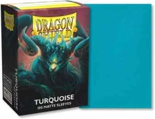 Dragon Shield - Turquoise Matte Sleeves 100ct Box