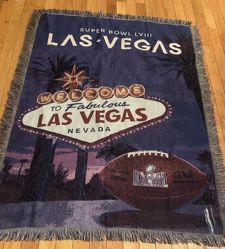 NFL Super Bowl LVlll 36 2024 Tapestry Throw Blanket 60"x45" Northwest, TOP - Bild 4 von 7