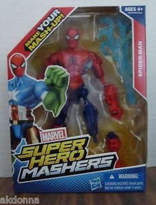 marvel super hero mashers spider man nip make your own mash up