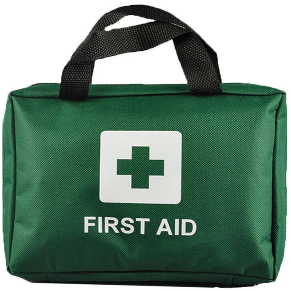 90 PIECE FIRST AID KIT BAG MEDICAL EMERGENCY KIT. TRAVEL HOME CAR TAXI WORKPLACE