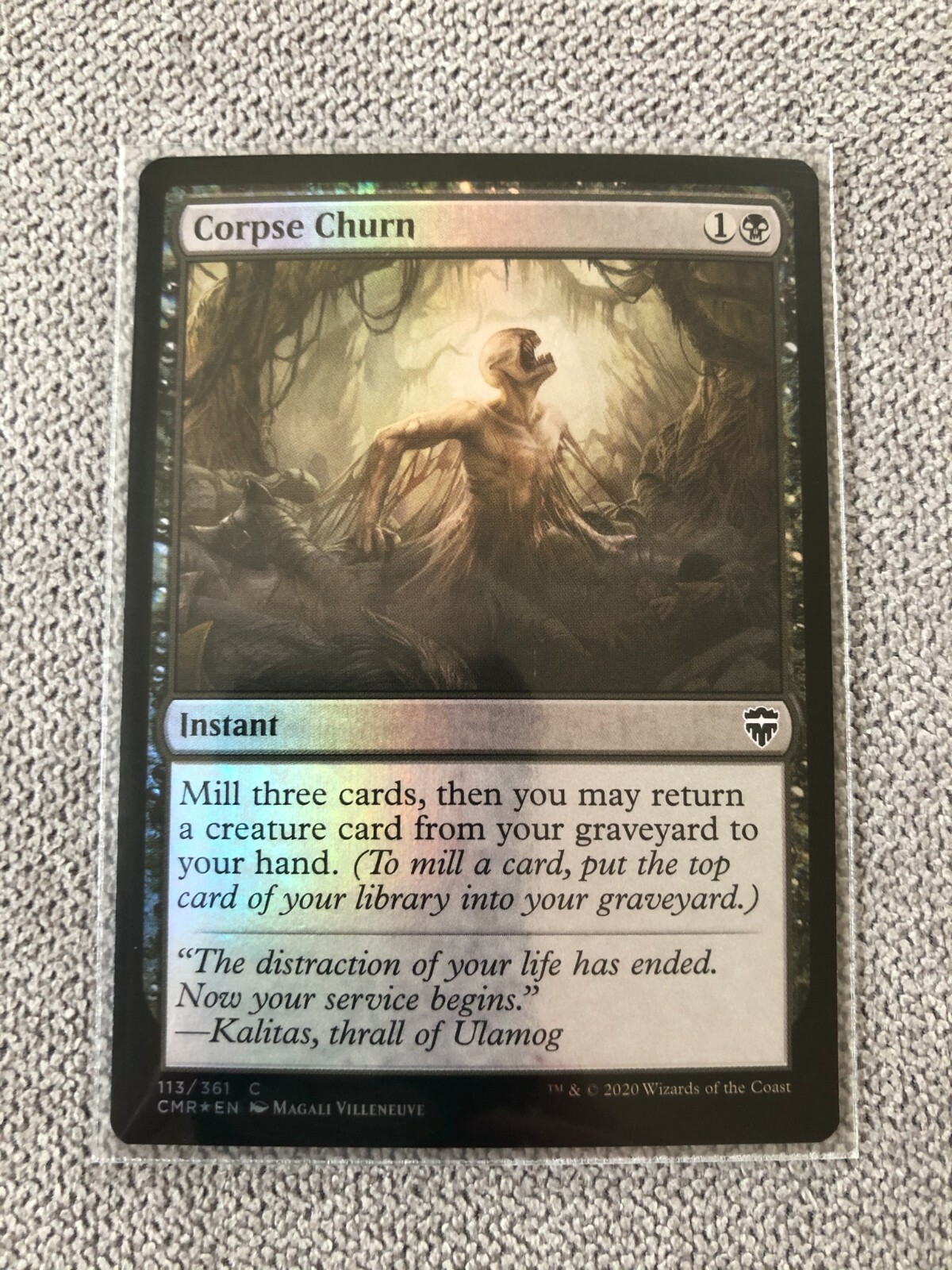 MTG *Commander Legends* FOIL SLEEVED Corpse Churn NM | eBay