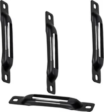 4 Pack Black E Track Spring Fittings For Cargo Tie Down Storage Solutions