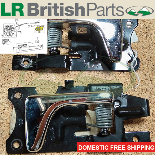 GENUINE LAND ROVER HANDLE INTERIOR FRONT & REAR DISCOVERY II FVC102200 FVC102210 - Picture 1 of 5