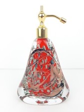 Michele Luzoro French Art Glass Perfume Atomizer Handmade Signed 1996