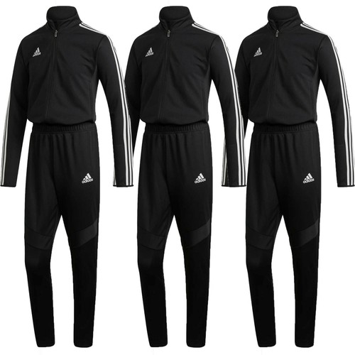 Adidas Mens Tracksuit Bottoms Full Zip Football Training Suit Jacket