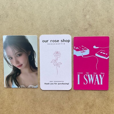 G)I-DLE GIDLE I SWAY Poca Album Official Photocard, QR, Sealed