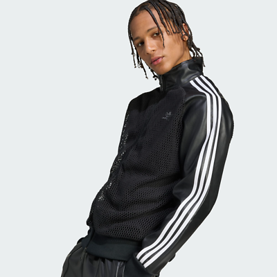 adidas x Jeremy Scott Faux Leather Mesh Track Top JY2016 Japan