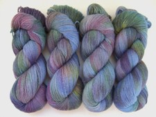 HAND DYED 100 WOOL yarn set, 2 skeins - 300gr 2 x 150 gr 