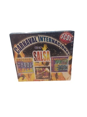RARE Carnaval Internacional De La Salsa Tito Rojas Gilberto santa Rosa 3xCDs