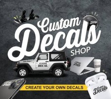 Custom Decals - Custom Vinyl Text Decals - Create Your Own Decals - Custom Decal