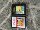 Ms. Pac-Man and Pac-Man Lot of 2 (Atari 2600) Video Games Untested