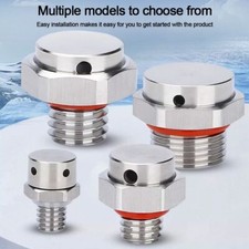 Screw In Air Vent Valve 304 Stainless Steel Breather Vent Valve