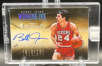 2015 BOBBY JONES Replay Intrigue auto 1/1 One Of One 76ers #31 Winning Ink HOF