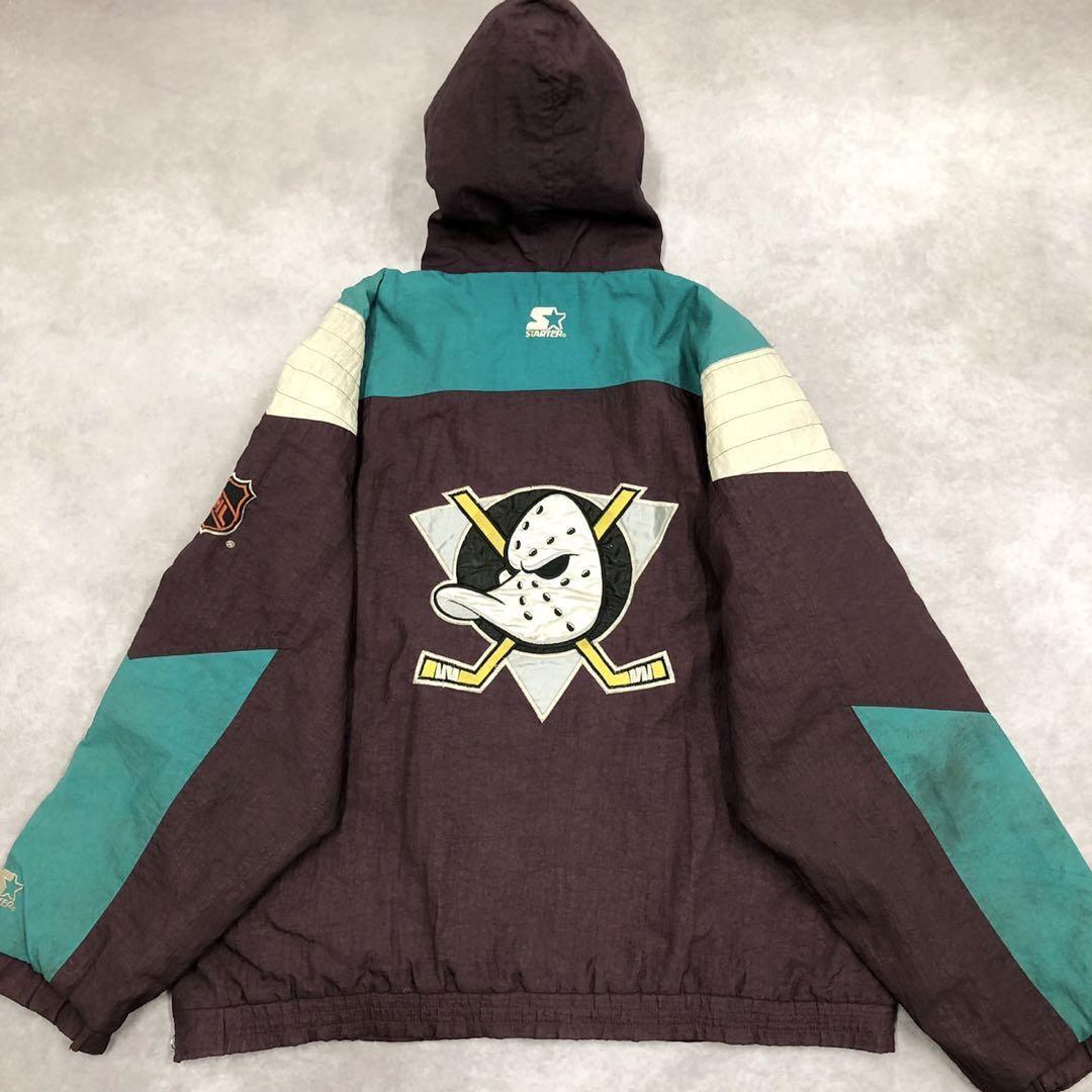 Mighty Ducks Starter ジャケットキヤップスターターセト Anaheim Ducks Mighty Ducks Starter Jacket - Size Large - Etsy