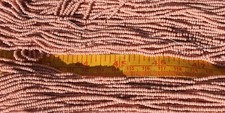 Terra Coated Dusty Rose 11/0 Czech Glass Glass Seed Beads Crafts /1/2 Hank