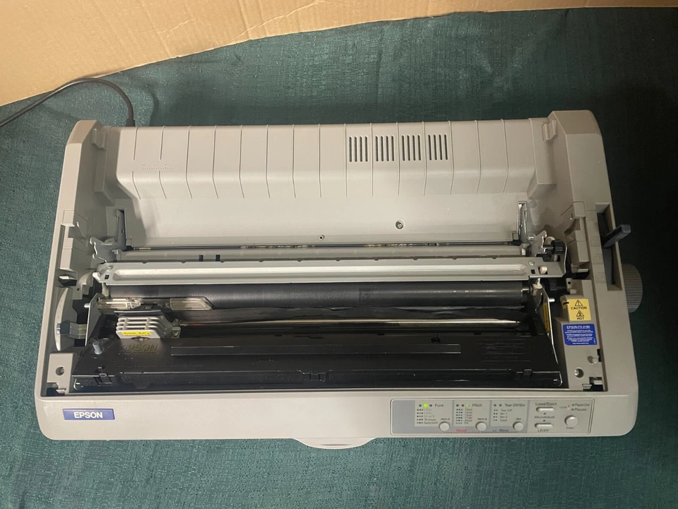 Epson FX-2190 9 Pin Wide Carriage Impact Dot Matrix Printer USB Parallel P362U - Image 4 of 4