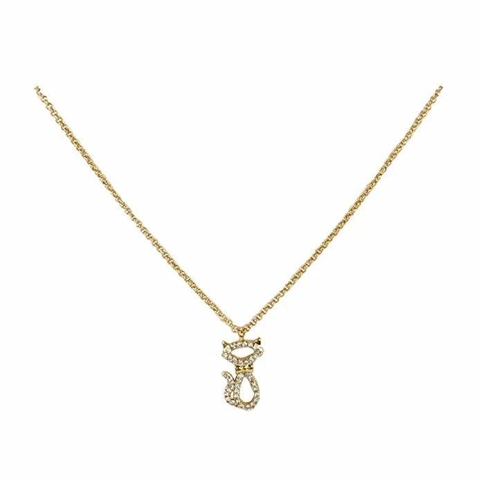 Kate Spade necklace Holiday Halloween gift school girl black cat gold Disney , - Image 2 of 4