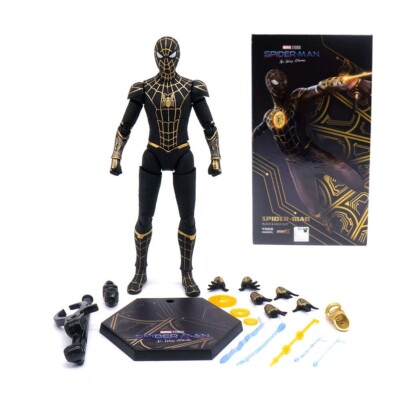 その他 MEDICOM TOY - BE@RBRICK SPIDER-MAN BLACK &amp; GOLD SUIT BE@RBRICK Spider-Man: No Way Home Black & Gold Suit Release
