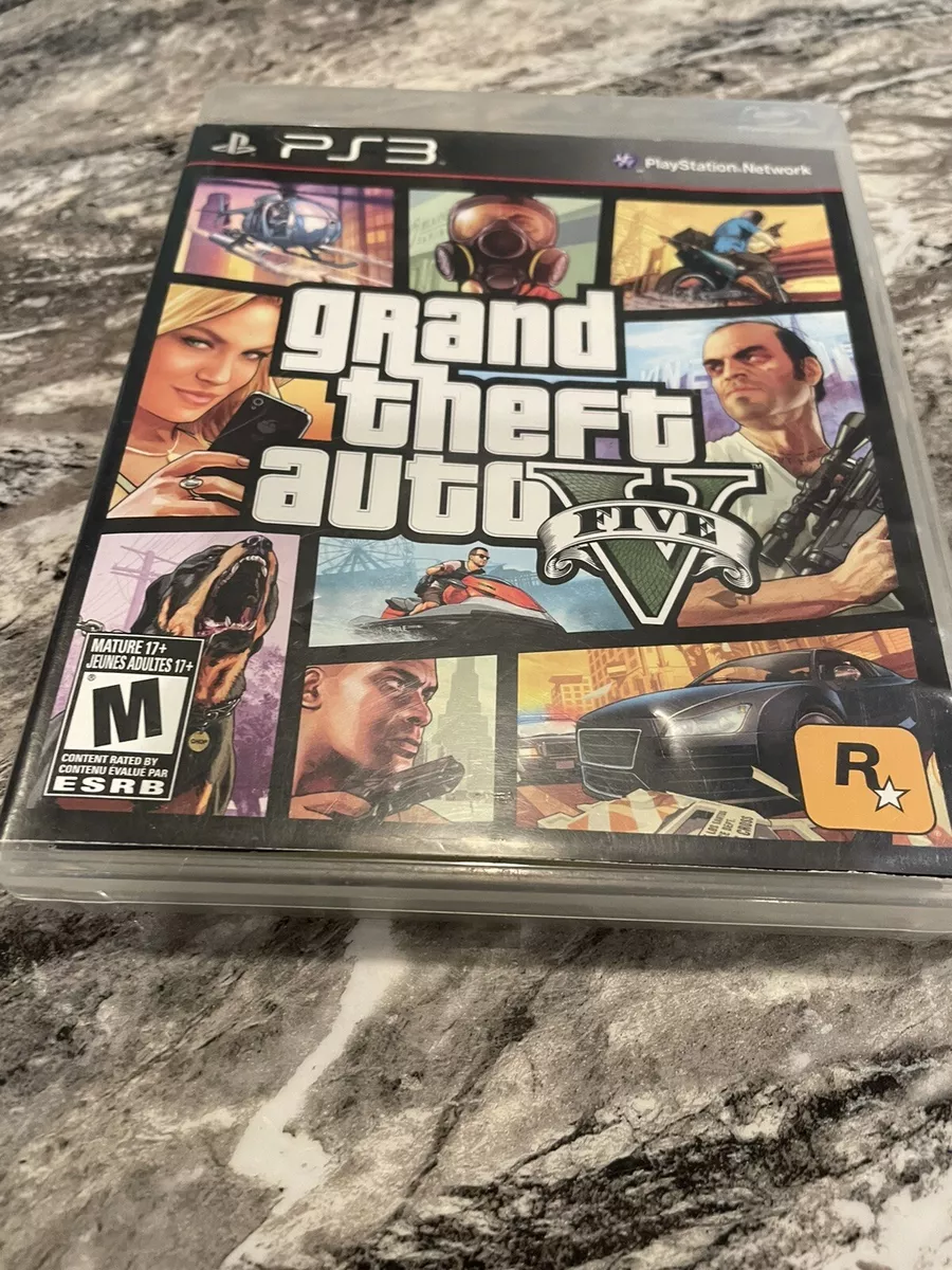 Grand Theft Auto V - GTA 5 - With Map & Manual - Playstation 3 / PS3