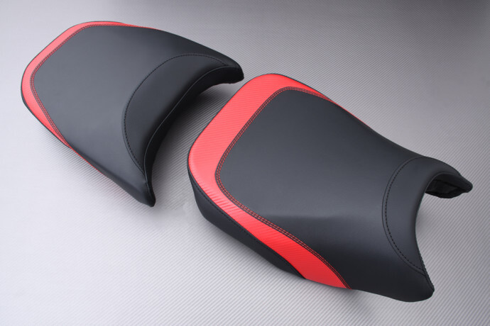 Selle pilote Confort premium en cuir noir pour BMW R 1200 GSA Adventure
