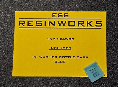 1/24 1/25 WASHER BOTTLE CAPS (9PCS) 157-124WBC ESS RESINWORKS