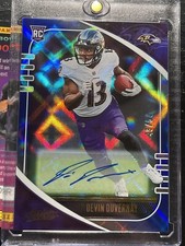 🔥Devin Duvernay. Autograph. Rookie card. Blue Diamond 48/50 SP Holographic✅