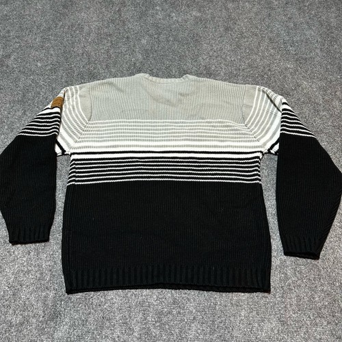 South Pole Sweater Kids Youth Medium Black Pullover Crew Neck 100% Acrylic Boys - Picture 2 of 13