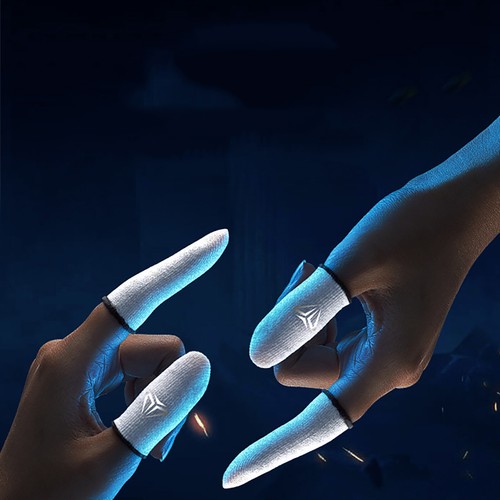 Spiel Finger Sleeve Glas Silber Fiber Daumen Sleeve PUBG Finger Sleeve - Picture 4 of 17