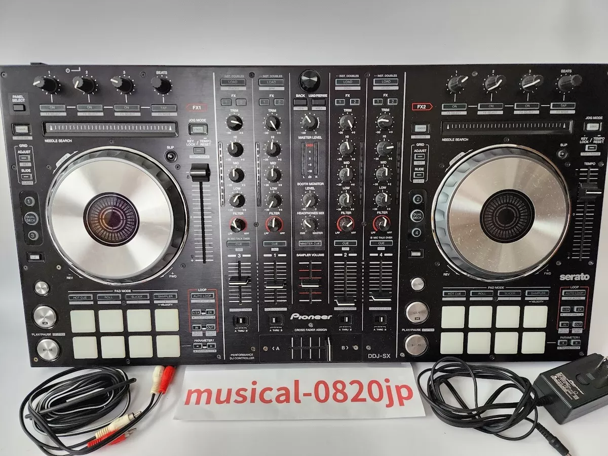 Pioneer DJ DDJ-SX 4-Channel DJ Controller Serato DDJSX 4ch Black Pioneer DJ DDJ-SX 4-Channel DJ Controller Serato DDJSX 4ch Black