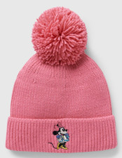 Baby Gap Pink Minnie Mouse Pom Pom Beanie Small Medium Toddler 2-3 years Disney