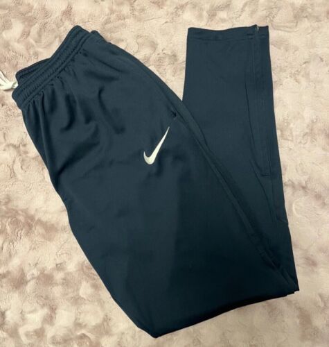 Nike Men’s DRIFIT Medium Warm-up Pants Joggers Sweatpants Soccer Athletic Navy - Picture 1 of 12