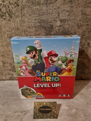 Super Mario Level UP! Board Game Sealed Neu New USAOPOLY