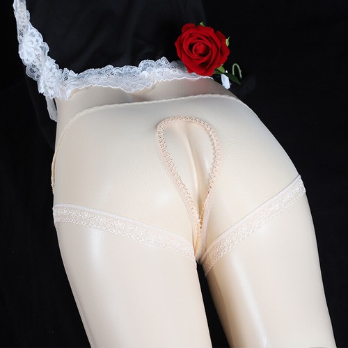 2X Women Sheer Mesh Briefs Panties Sexy Underwear Crotchless Stretch Lingerie - Picture 9 of 23