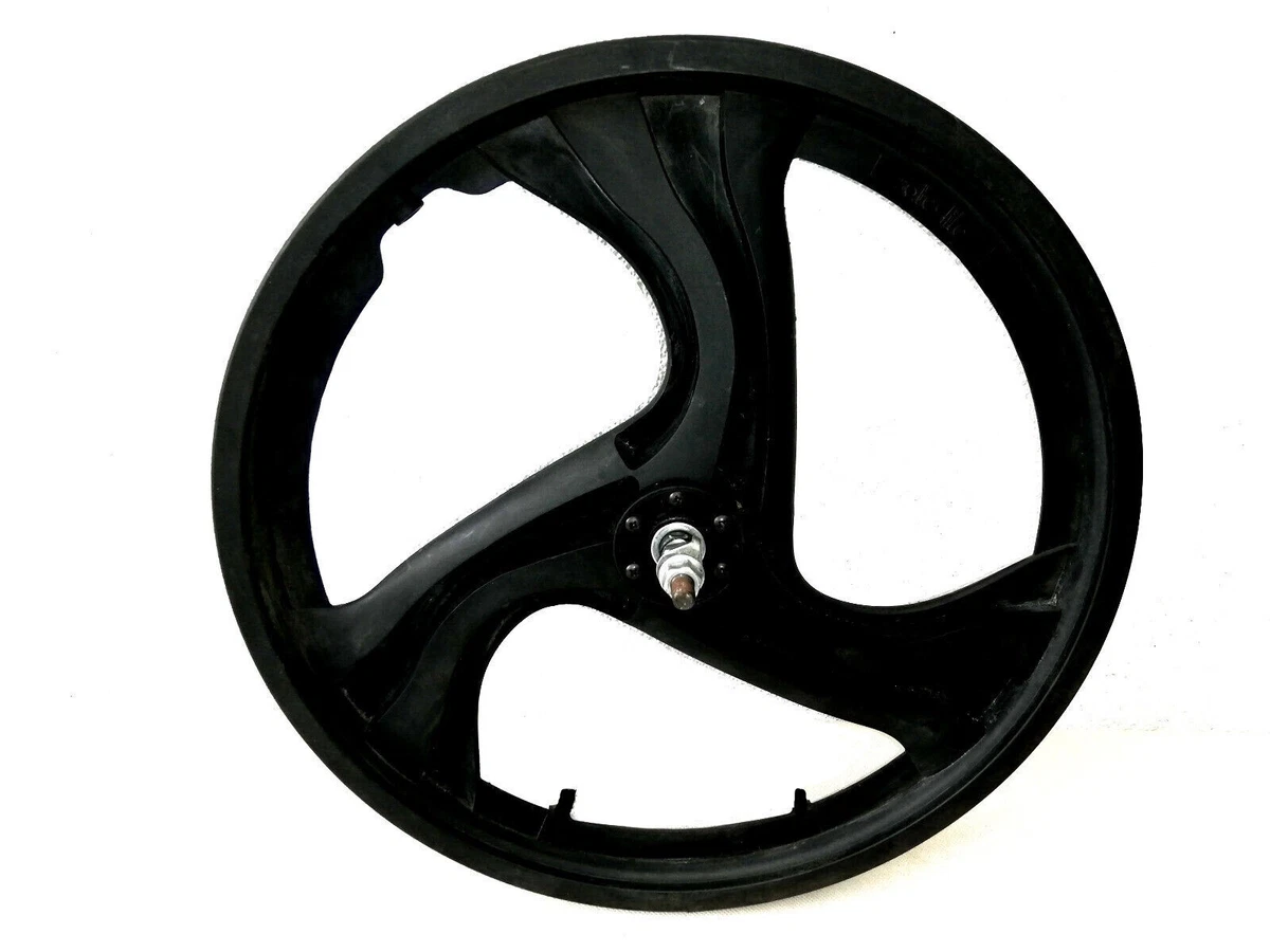 NOS SATE LITE BMX MAGS STYLE FRONT WHEEL 3 SPOKE SATELITE MONGOOSE